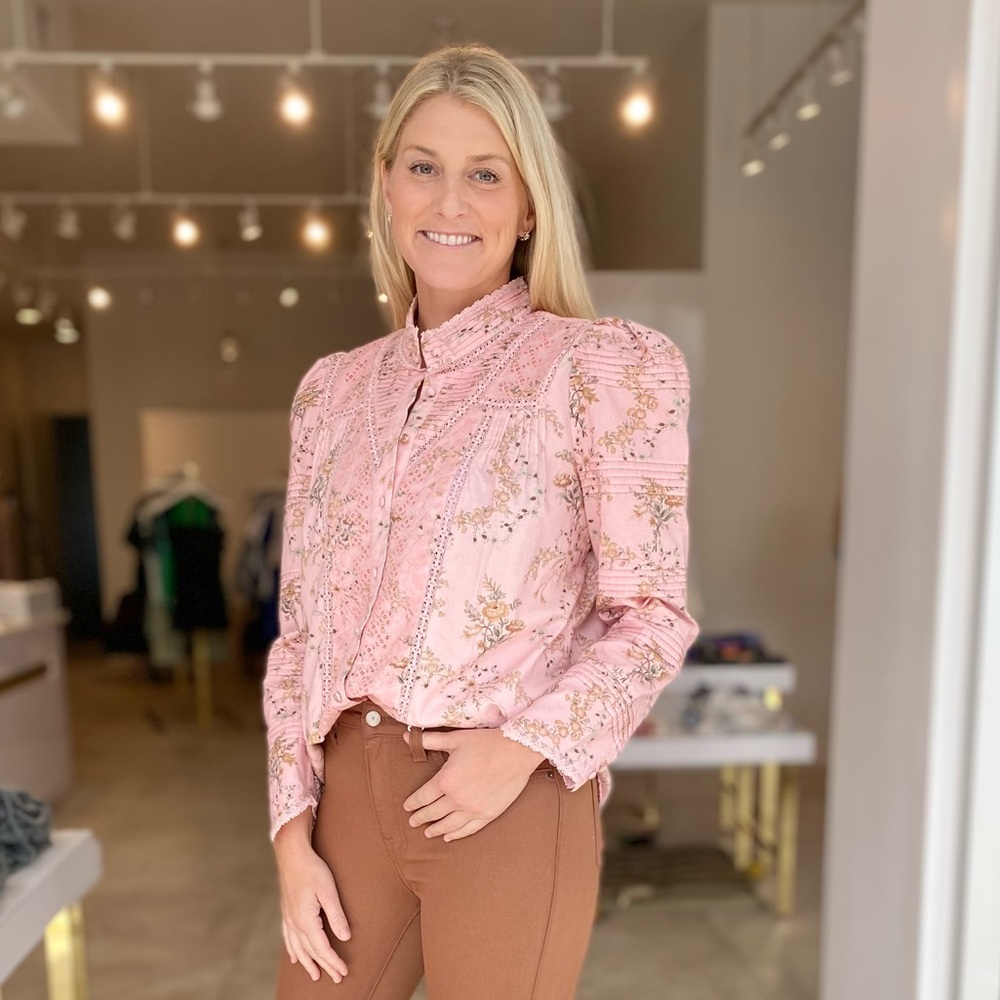 NWT LoveShackFancy Laredo Top - Small